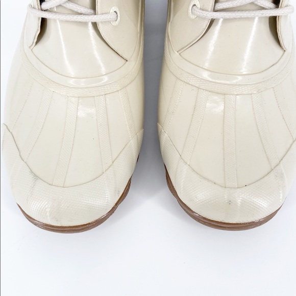 SPERRY Syren Gulf Duck Boot Ivory Size 7 - Picture 2 of 9